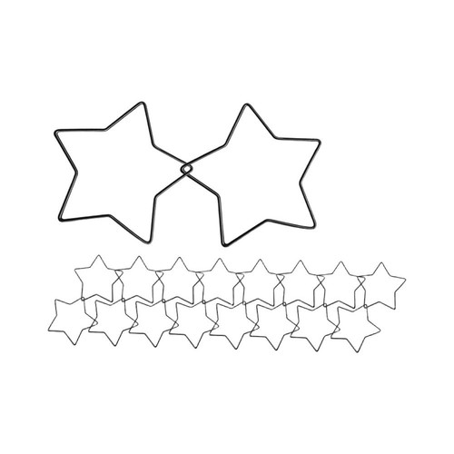 Pentagrams square hooks - pentagrams, 4