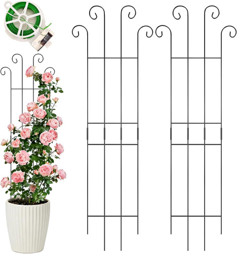 Metal garden trellis set - metal,