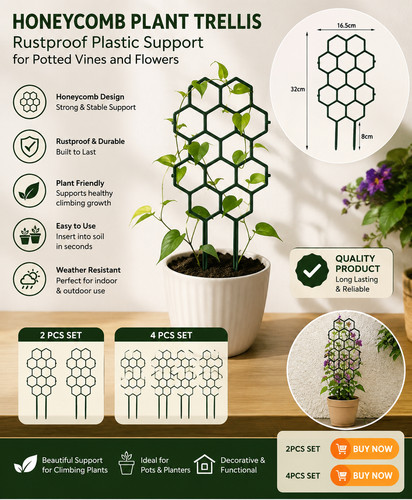 Indoor plant trellis - indoor, for