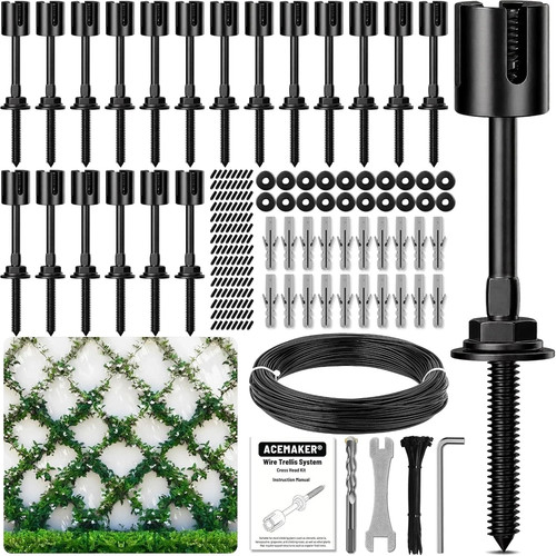 Wire trellis kit set - trellis, kit,