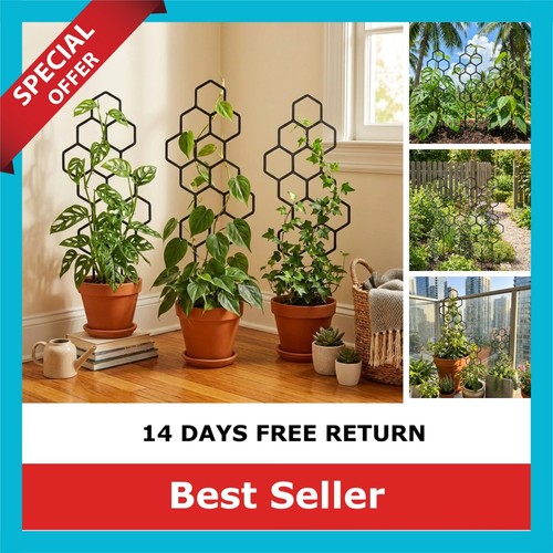 Honeycomb plant trellis - honeycomb,